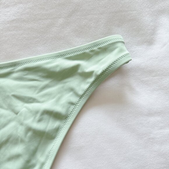 Shade & Shore NWT Sage green lowest coverage extra cheeky bikini bottoms… - Picture 8 of 11